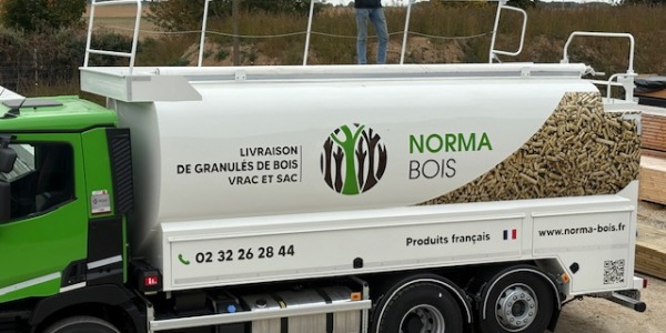 Livraison de granulés vrac pour chaudière